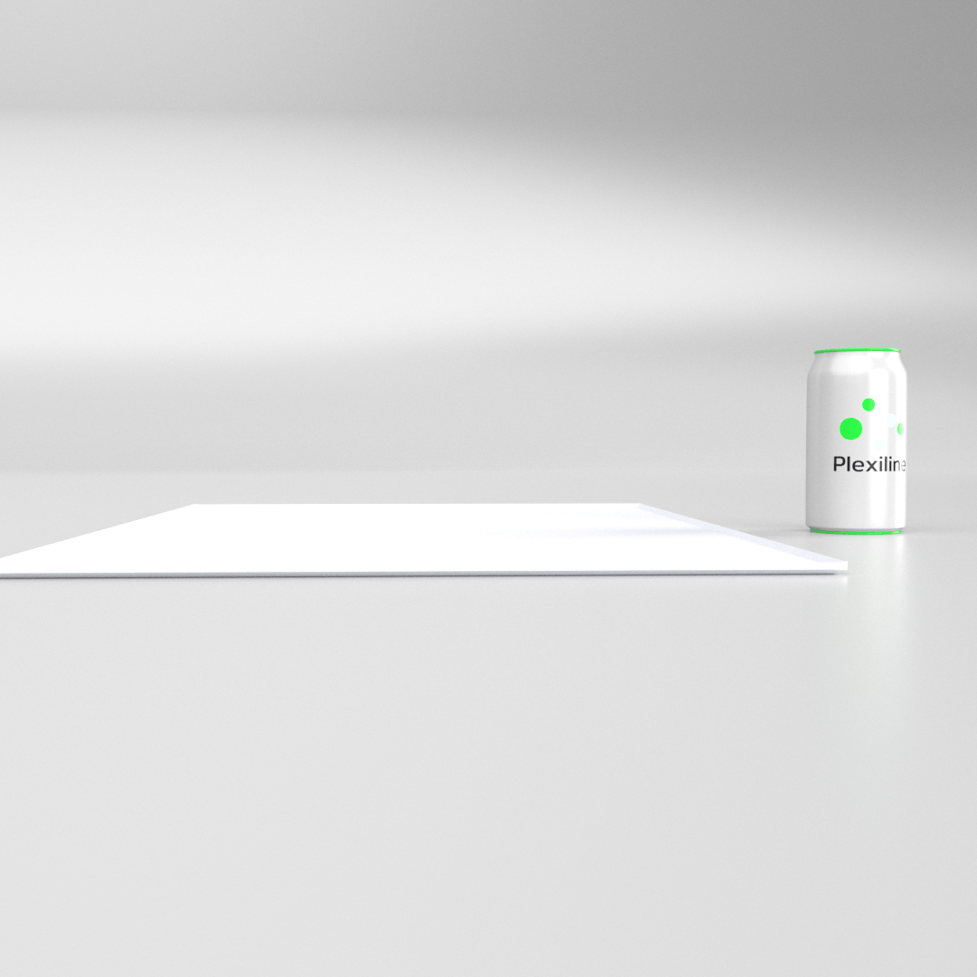 PLATEAU BOULANGERIE 600 X 400 MM BLANC SMOKE