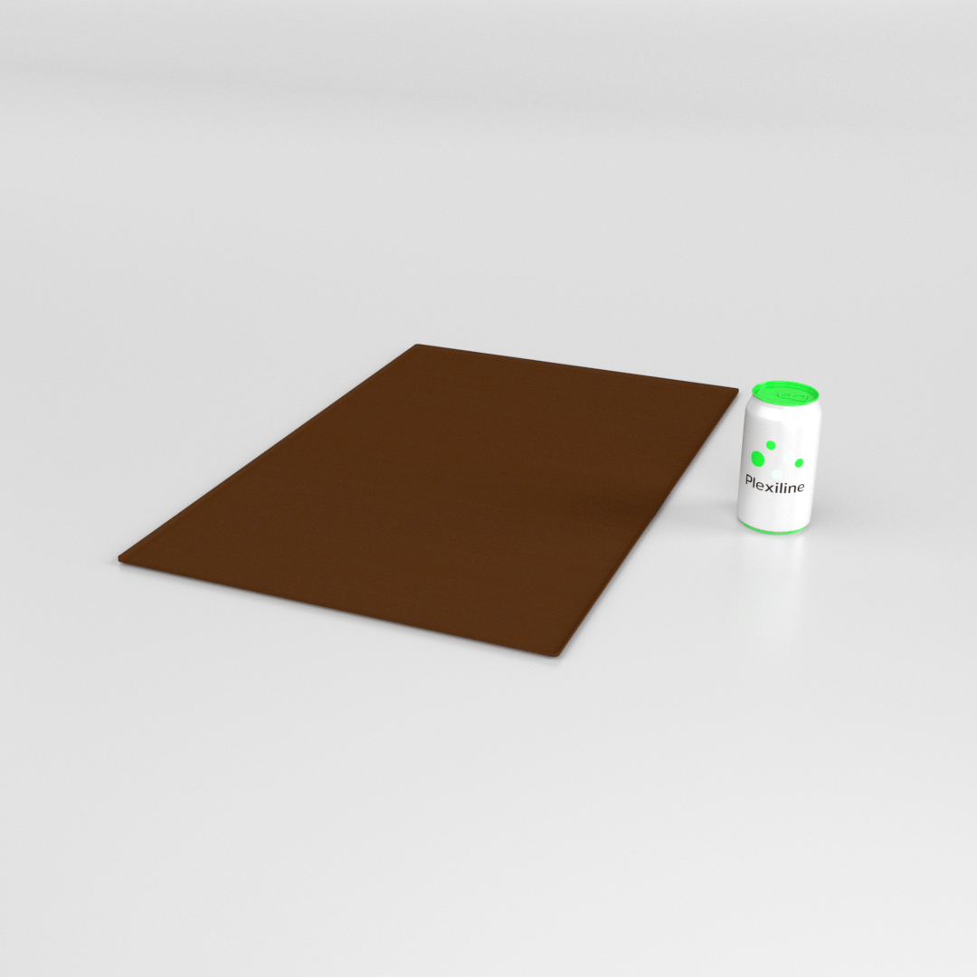PLATEAU BOULANGERIE 600 X 400 MM BRUN SMOKE