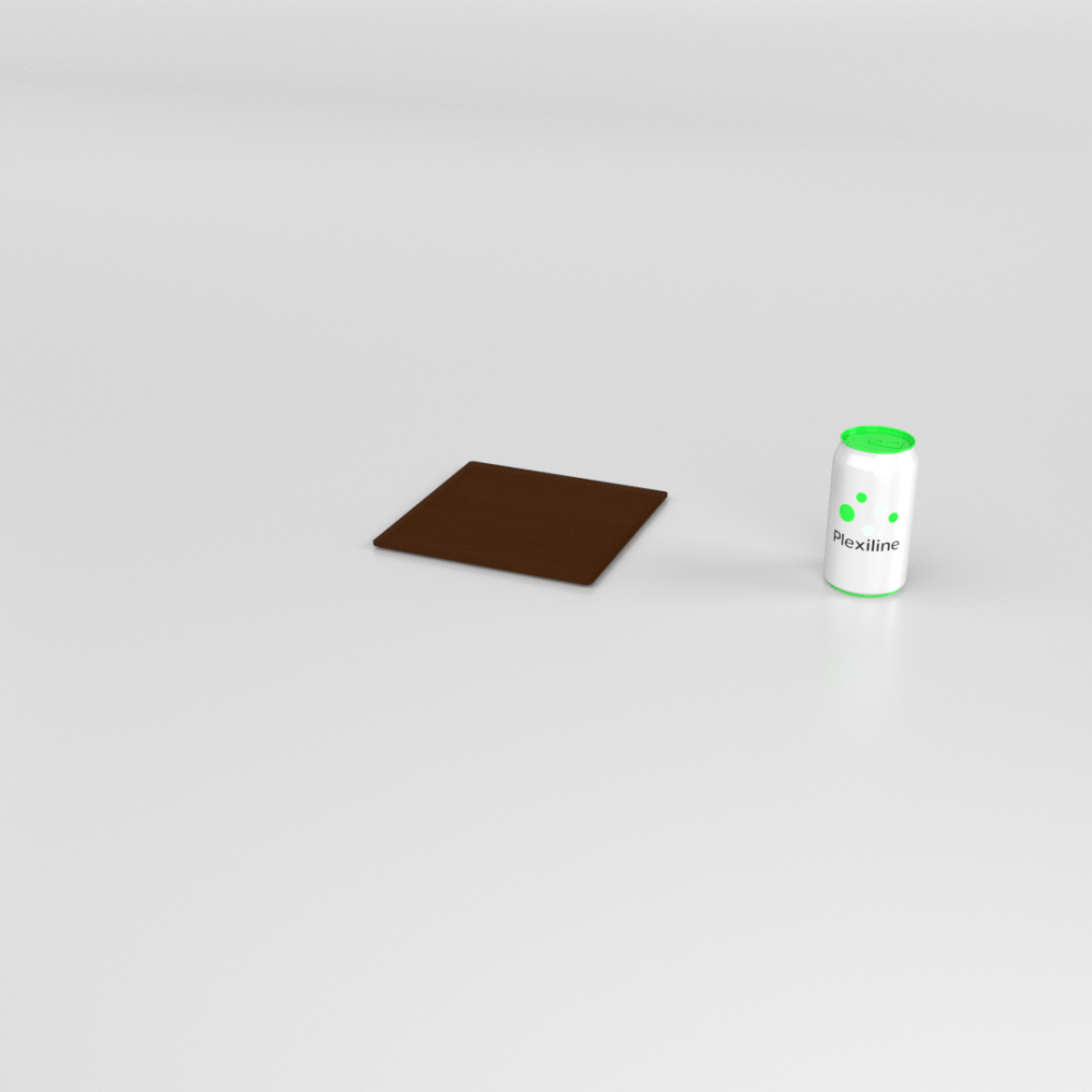 PLATEAU BOULANGERIE 200 X 200 MM BRUN SMOKE PLATEAU BOULANGERIE 200 X 200 MM BRUN SMOKE