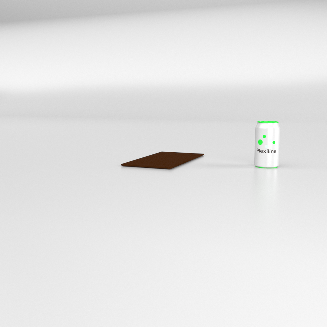 PLATEAU BOULANGERIE 300 X 150 MM BRUN SMOKE