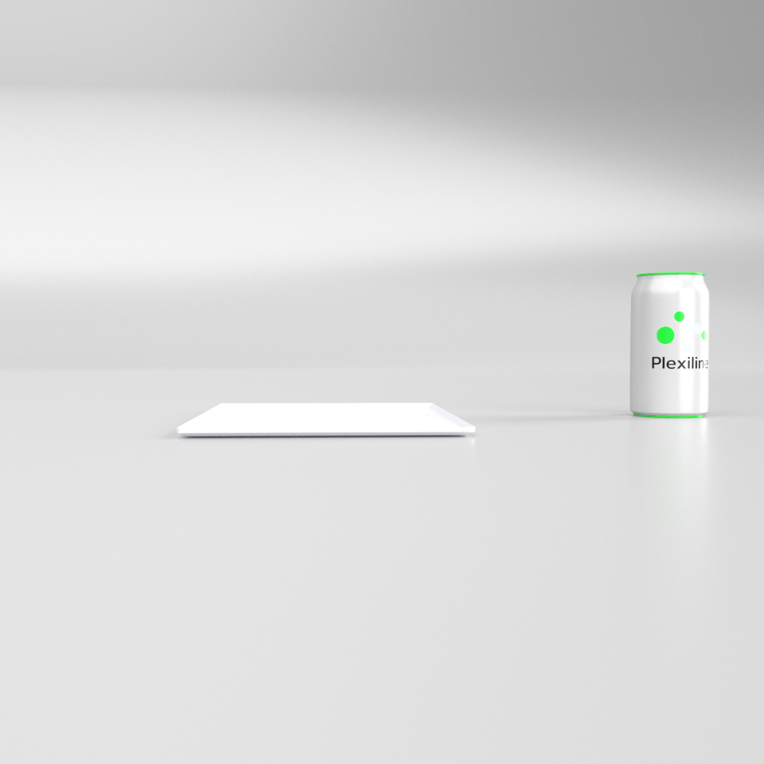 PLATEAU BOULANGERIE 300 X 200 MM BLANC SMOKE