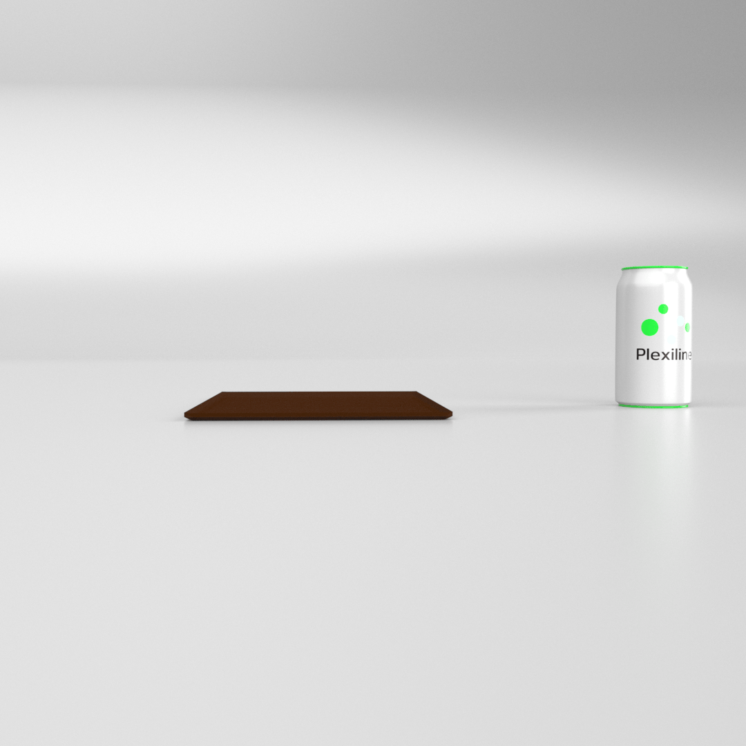 PLATEAU BOULANGERIE 300 X 200 MM BRUN SMOKE
