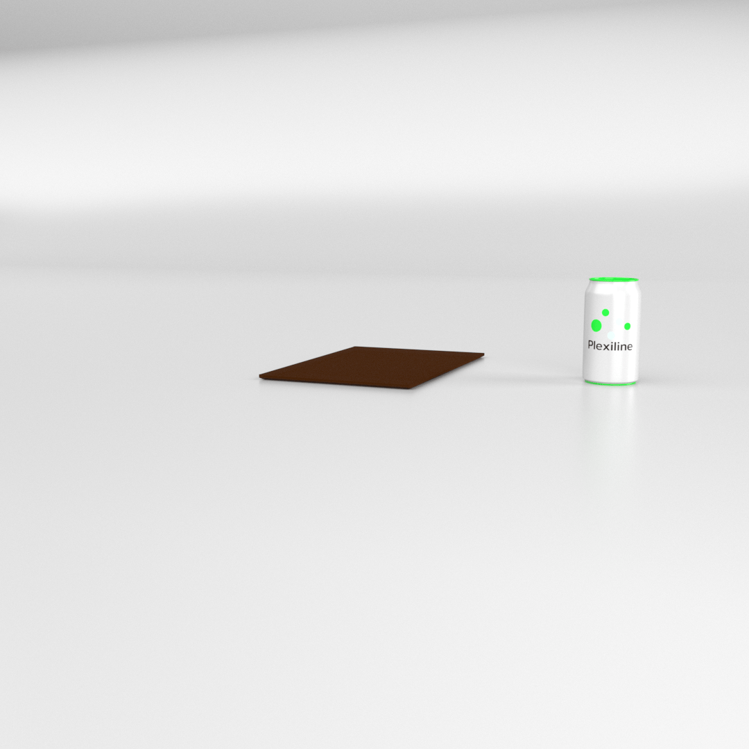 PLATEAU BOULANGERIE 300 X 200 MM BRUN SMOKE