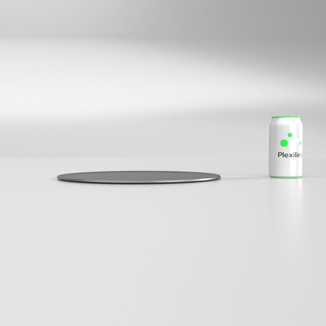 PLATEAU BOULANGERIE ROND 300 MM DARK SMOKE