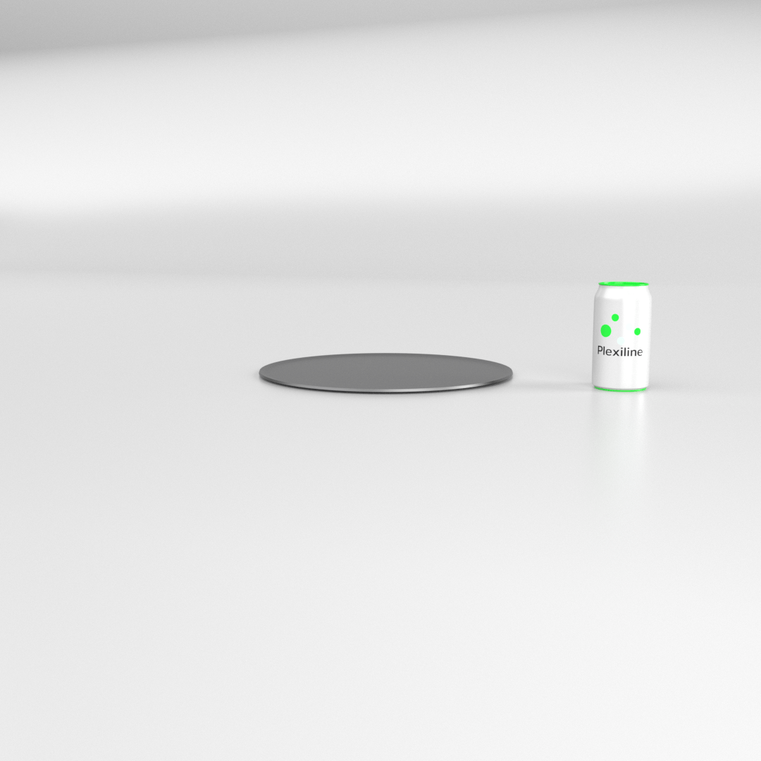 PLATEAU BOULANGERIE ROND 300 MM DARK SMOKE