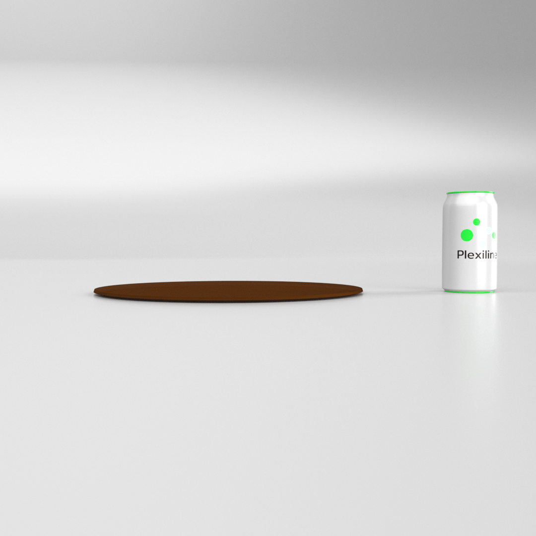 PLATEAU BOULANGERIE ROND 300 MM BRUN SMOKE
