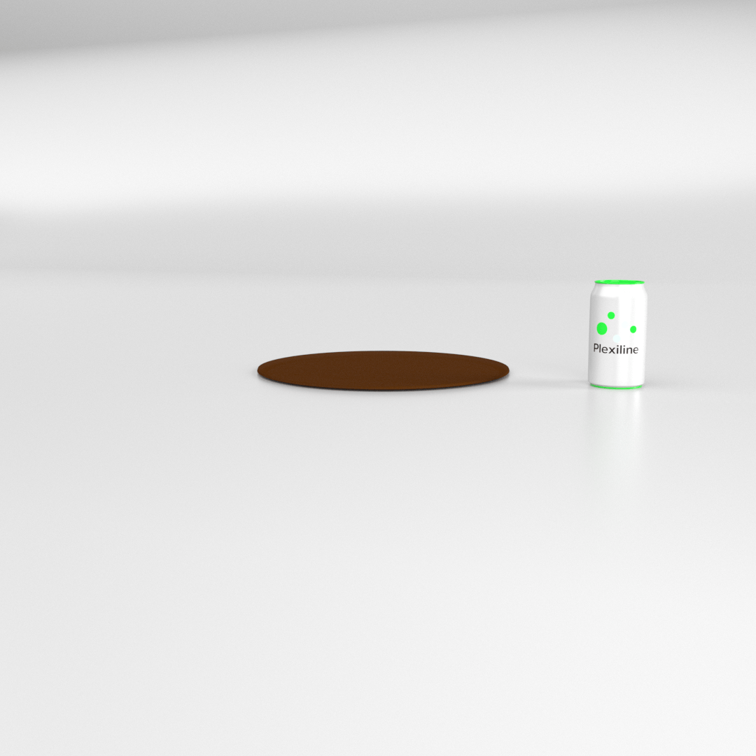 PLATEAU BOULANGERIE ROND 300 MM BRUN SMOKE