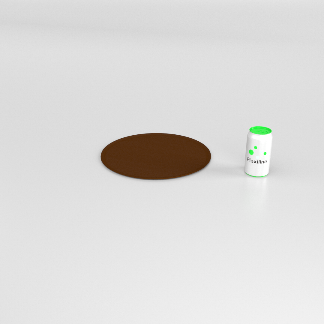 PLATEAU BOULANGERIE ROND 300 MM BRUN SMOKE