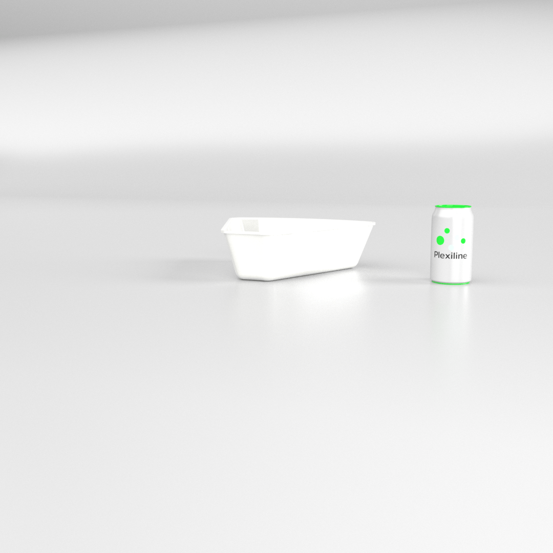 PLATEAU CARROUSEL 1/5 80 BLANC