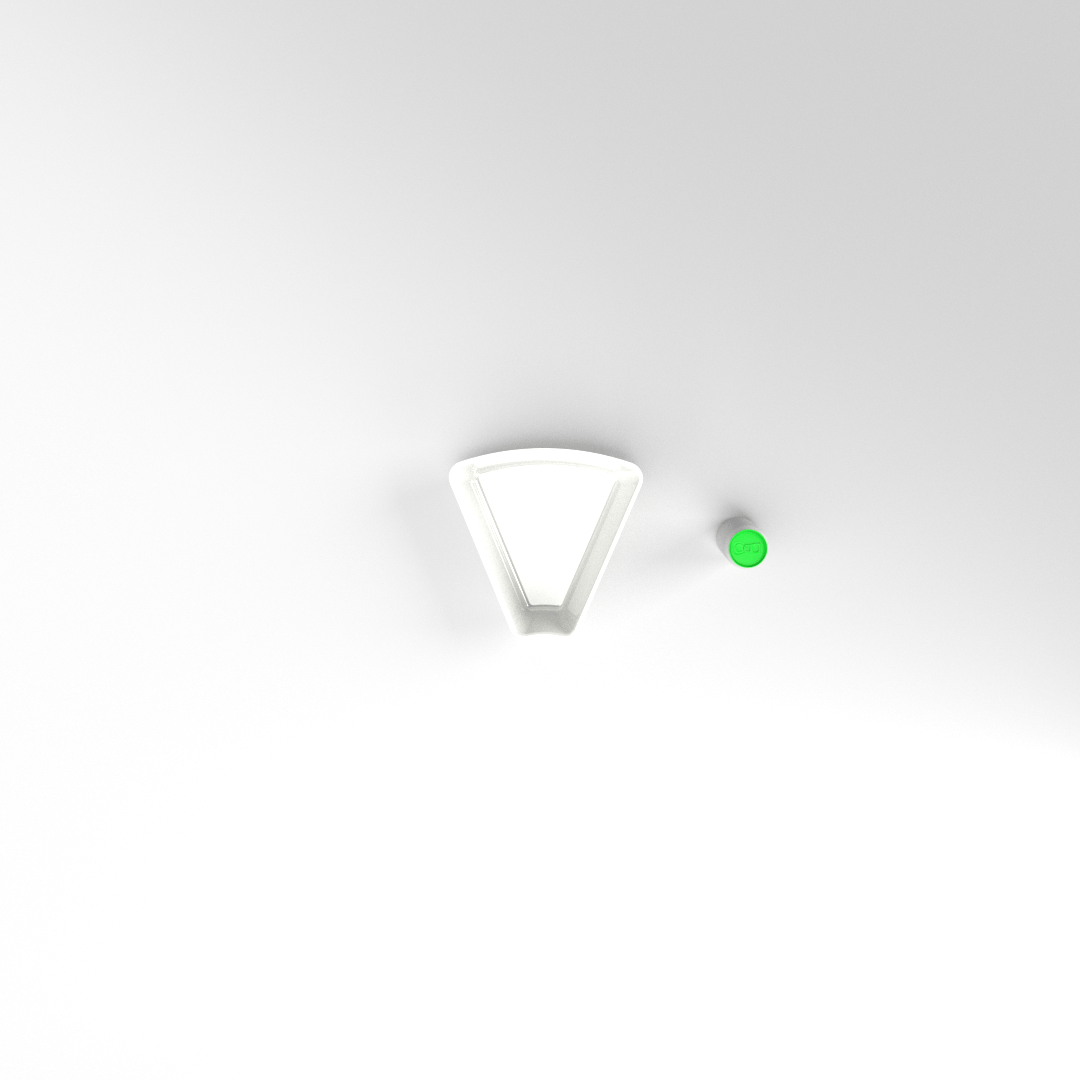 PLATEAU CARROUSEL 1/5 80 BLANC