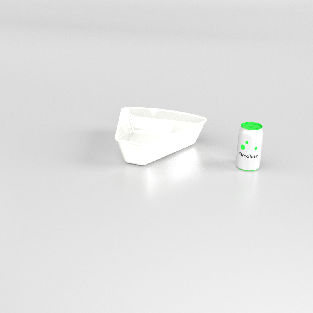 PLATEAU CARROUSEL 1/5 80 BLANC
