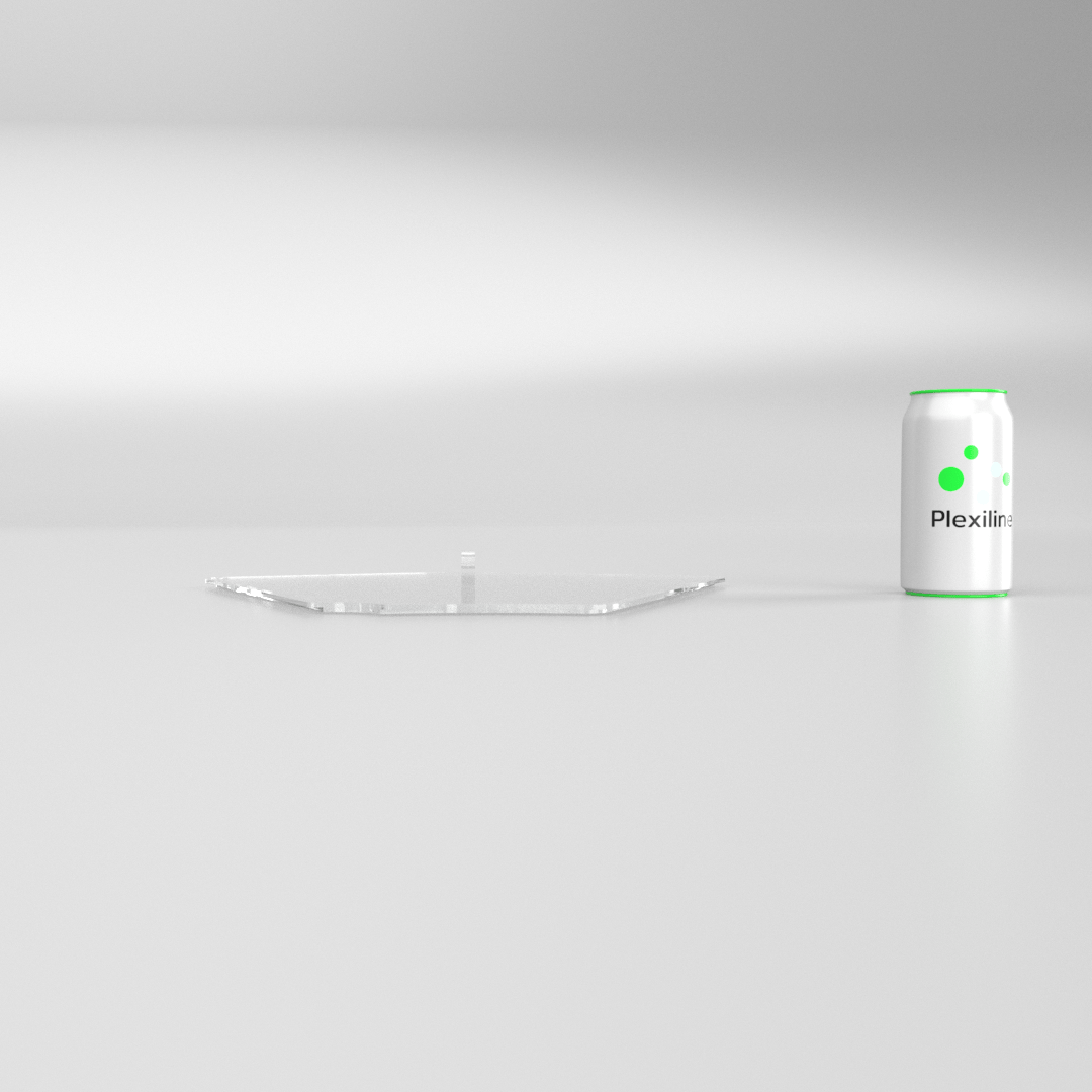 COUVERCLE AVEC FRAISAGE PLA28135 TRANSPARENT