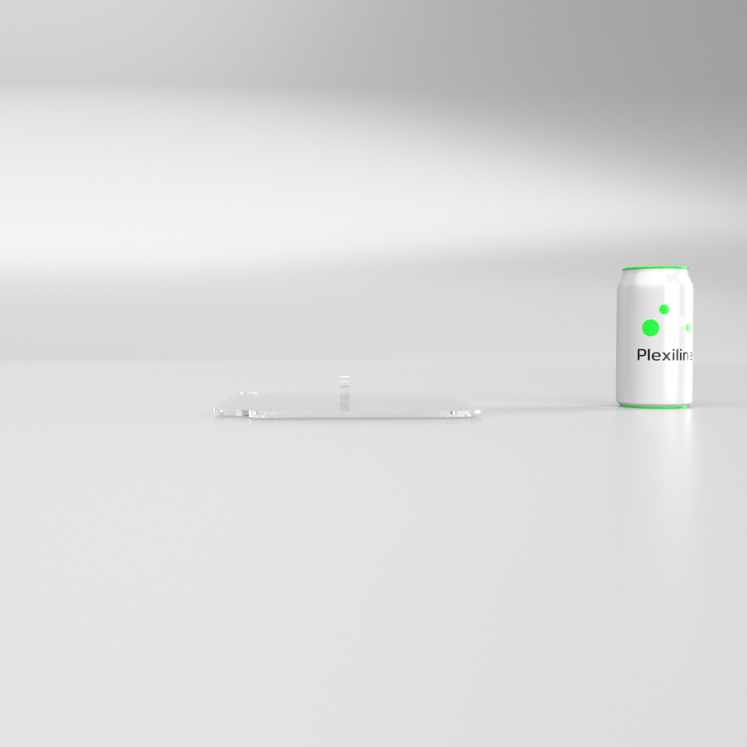 COUVERCLE AVEC FRAISAGE PLA2821 TRANSPARENT