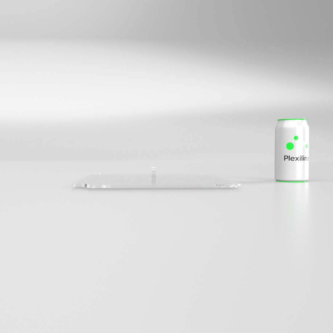 COUVERCLE AVEC FRAISAGE PLA3828 TRANSPARENT