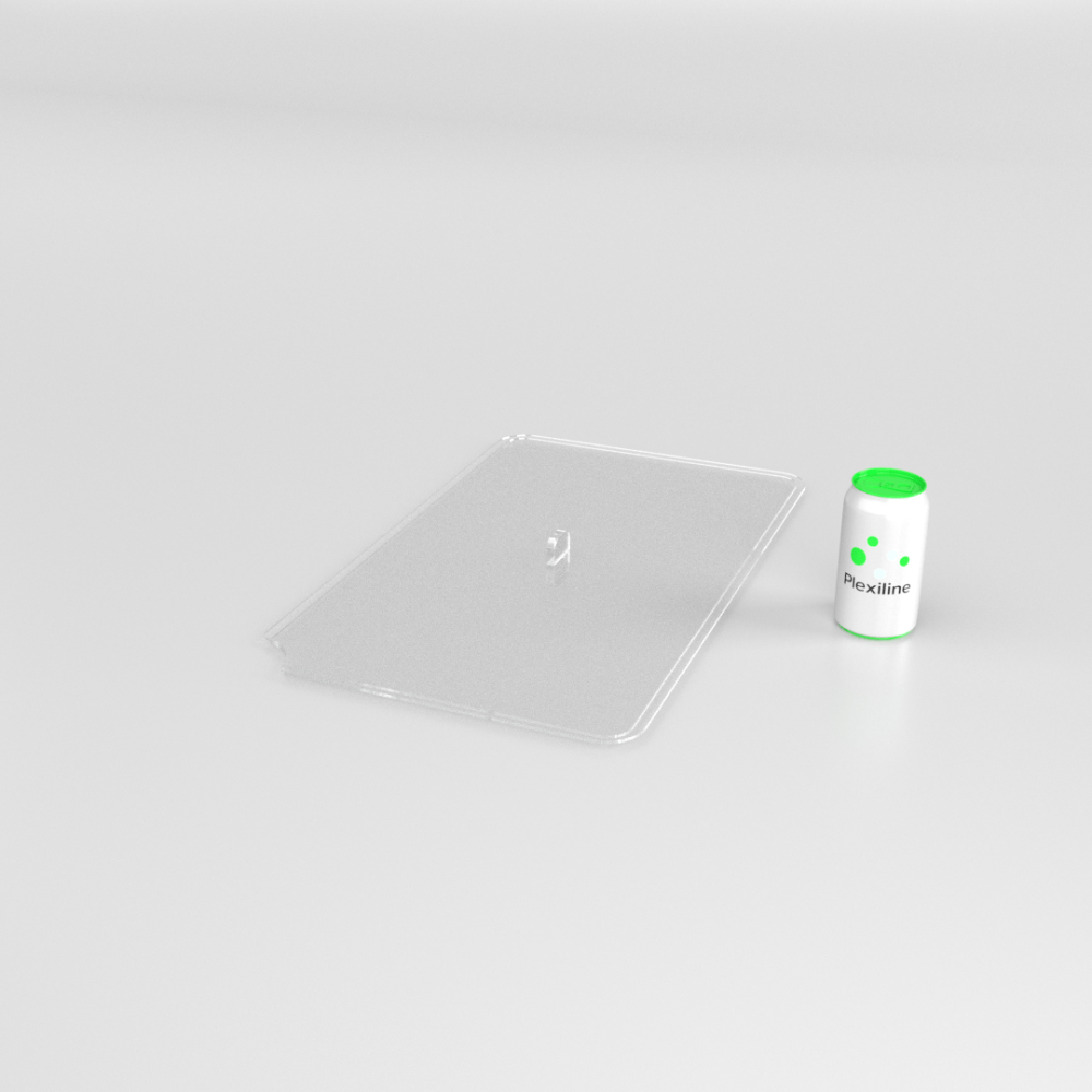 COUVERCLE AVEC FRAISAGE GN 1/1 TRANSPARENT COUVERCLE AVEC FRAISAGE GN 1/1 TRANSPARENT