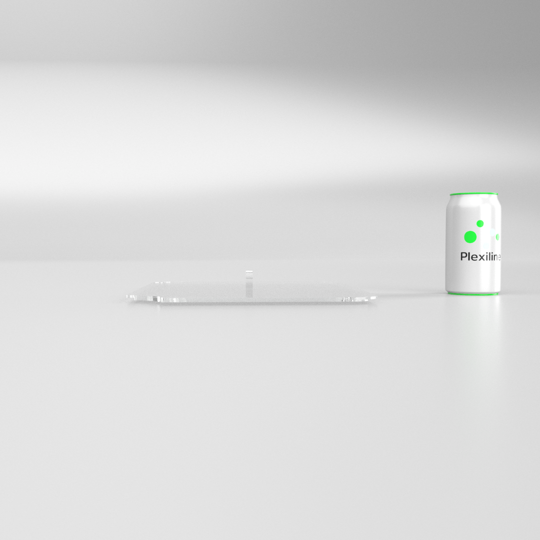 COUVERCLE AVEC FRAISAGE GN 1/2 TRANSPARENT