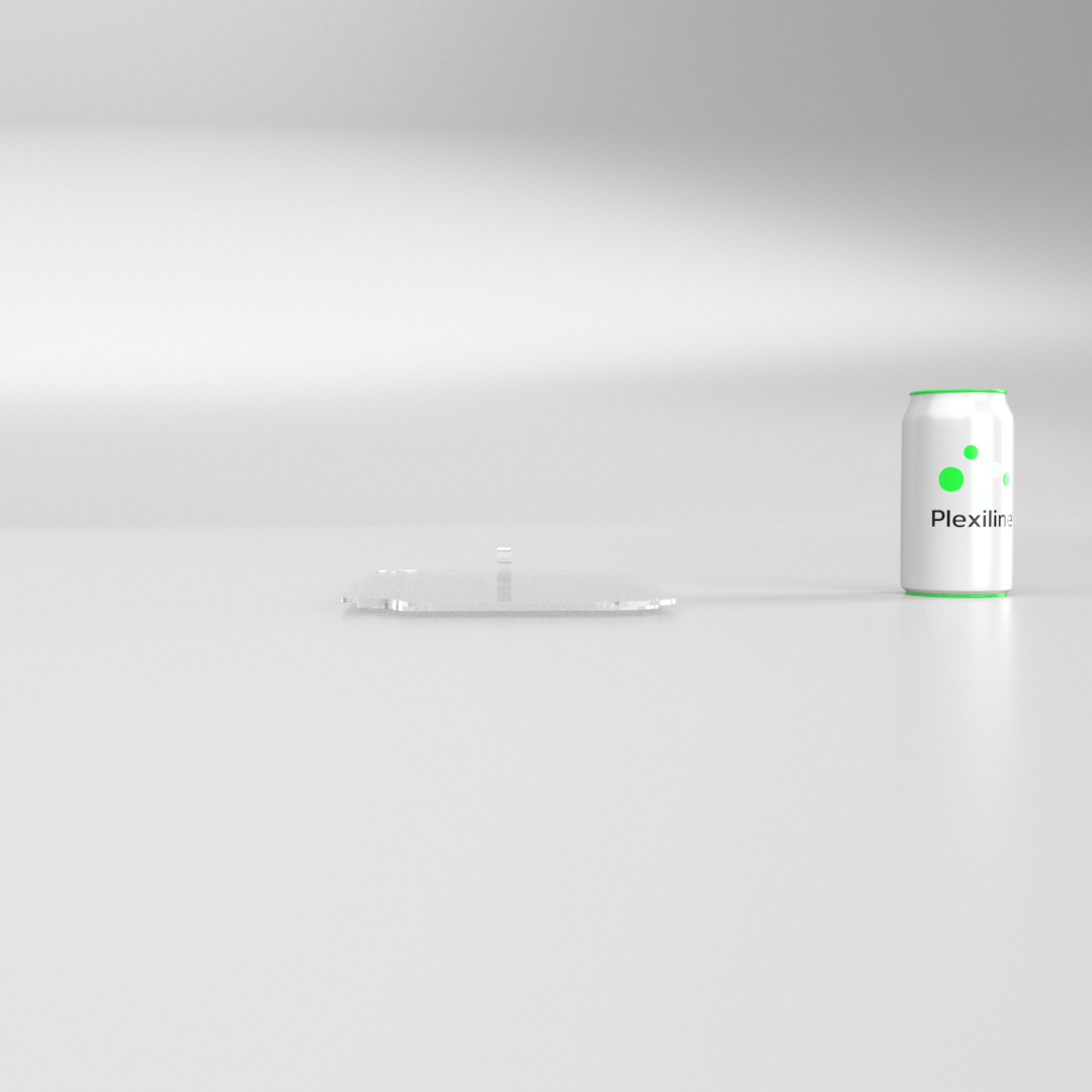 COUVERCLE AVEC FRAISAGE GN 1/3 TRANSPARENT