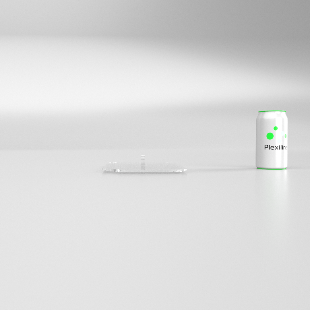 COUVERCLE AVEC FRAISAGE GN 1/4 TRANSPARENT