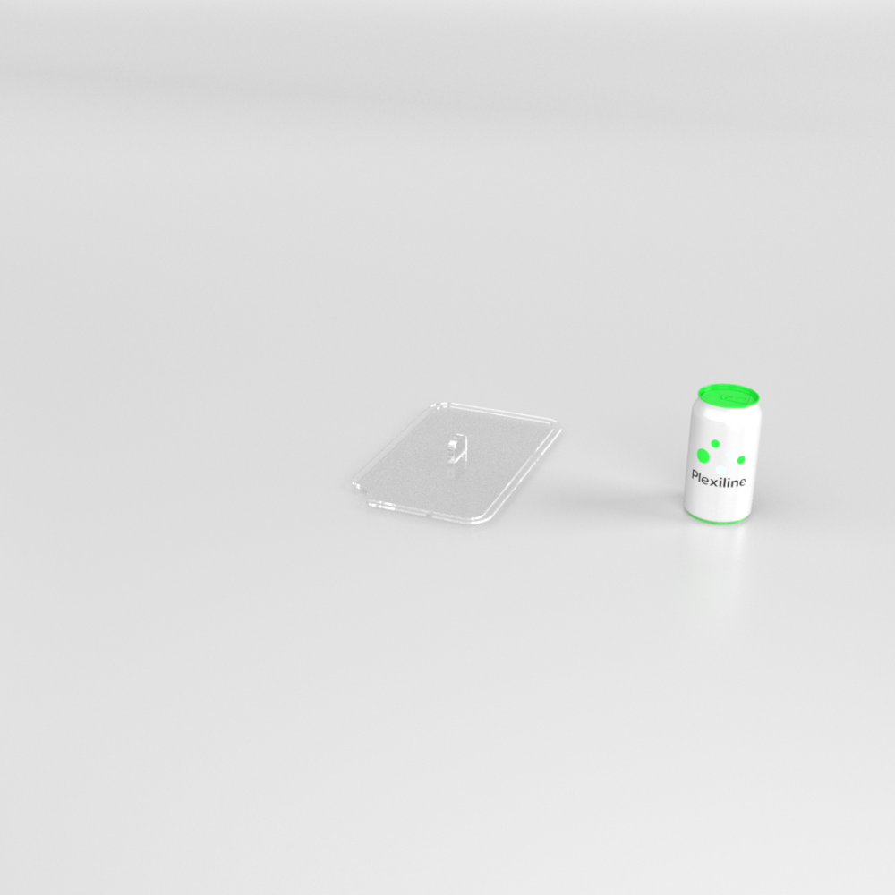 COUVERCLE AVEC FRAISAGE GN 1/4 TRANSPARENT COUVERCLE AVEC FRAISAGE GN 1/4 TRANSPARENT