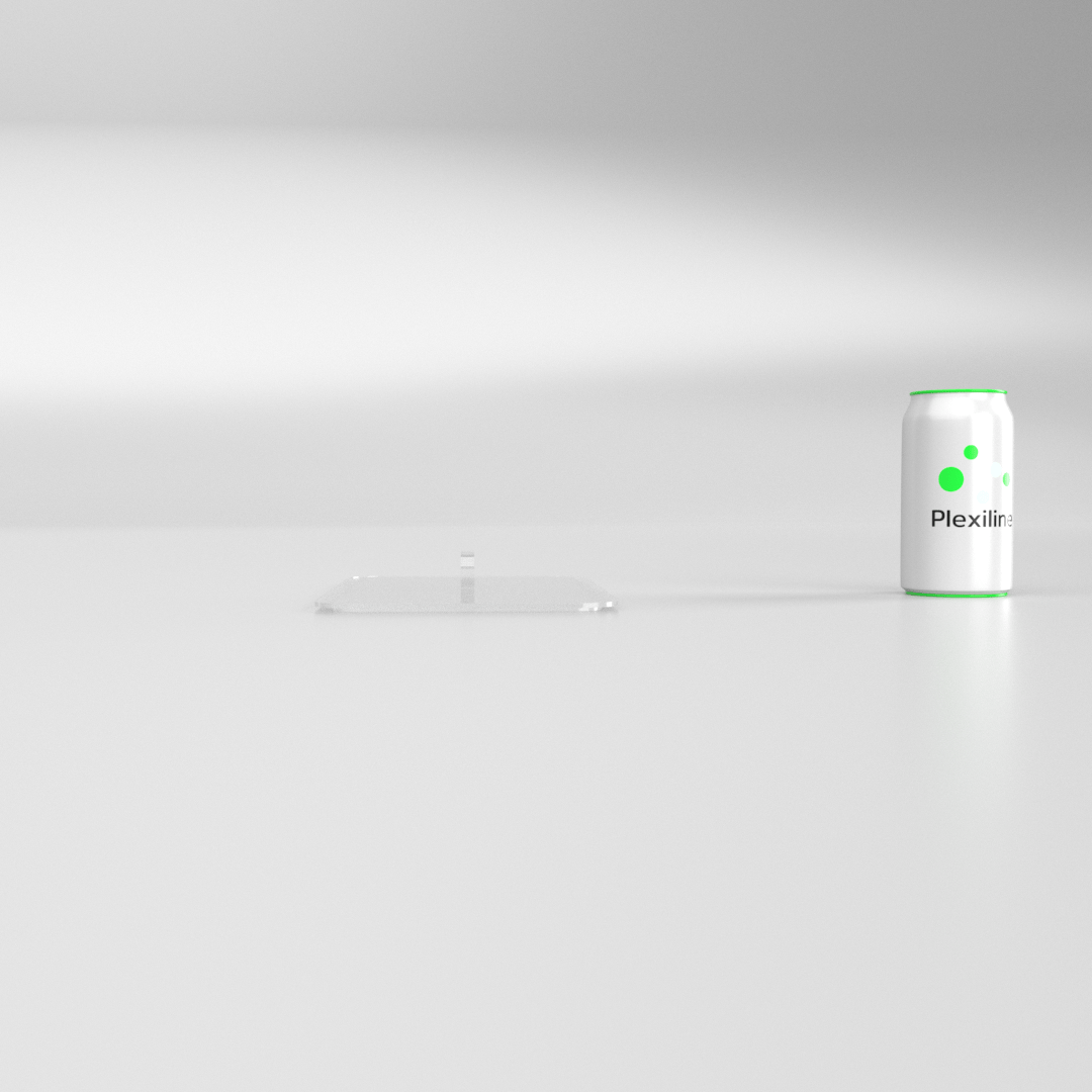 COUVERCLE AVEC FRAISAGE GN 1/4 SANS ENCOCHE TRANSPARENT