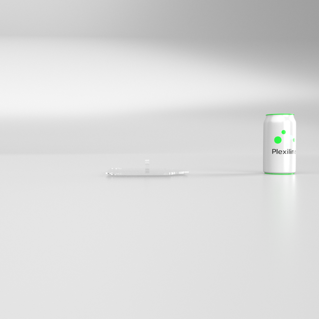 COUVERCLE AVEC FRAISAGE GN 1/6 TRANSPARENT