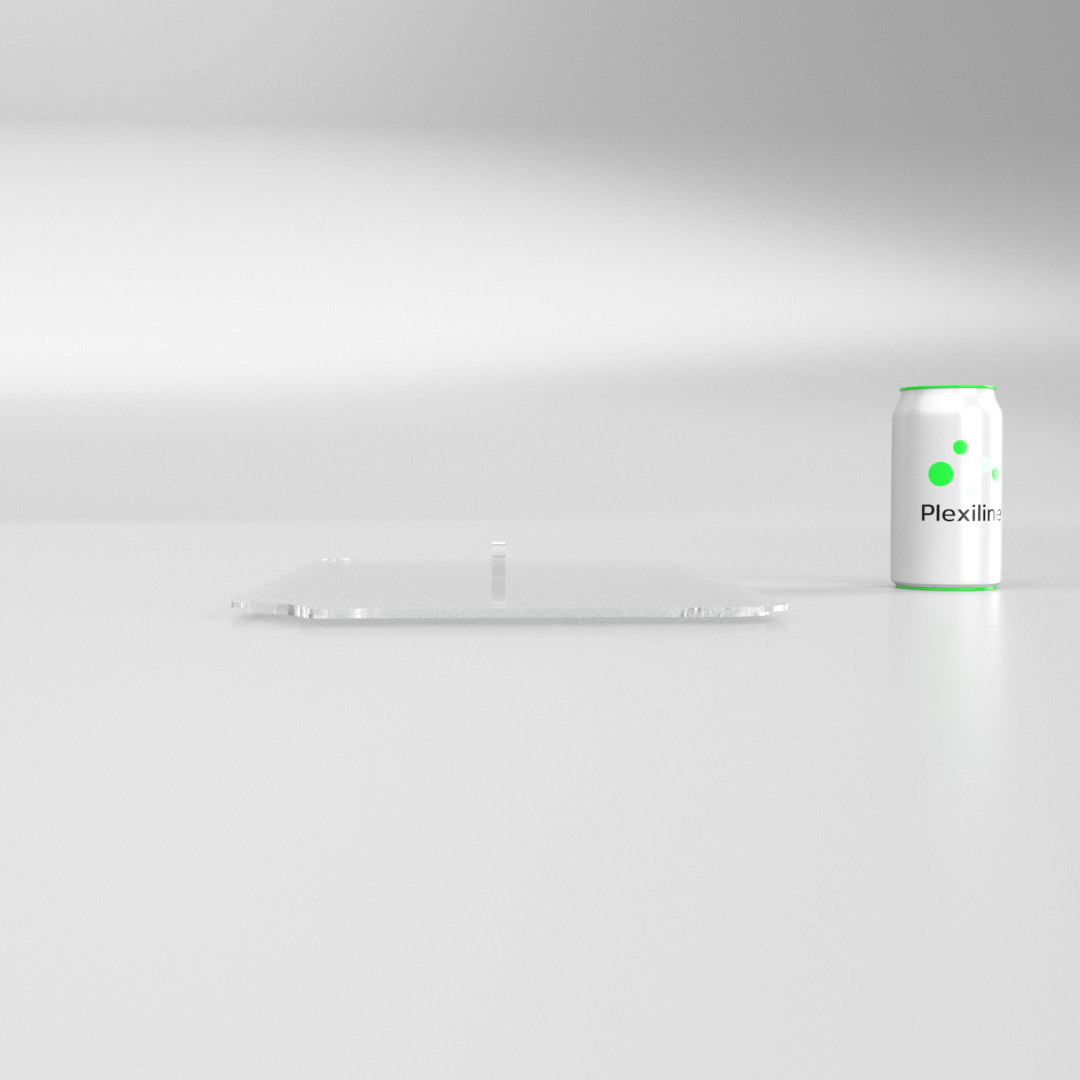 COUVERCLE AVEC FRAISAGE GN 3/4 TRANSPARENT
