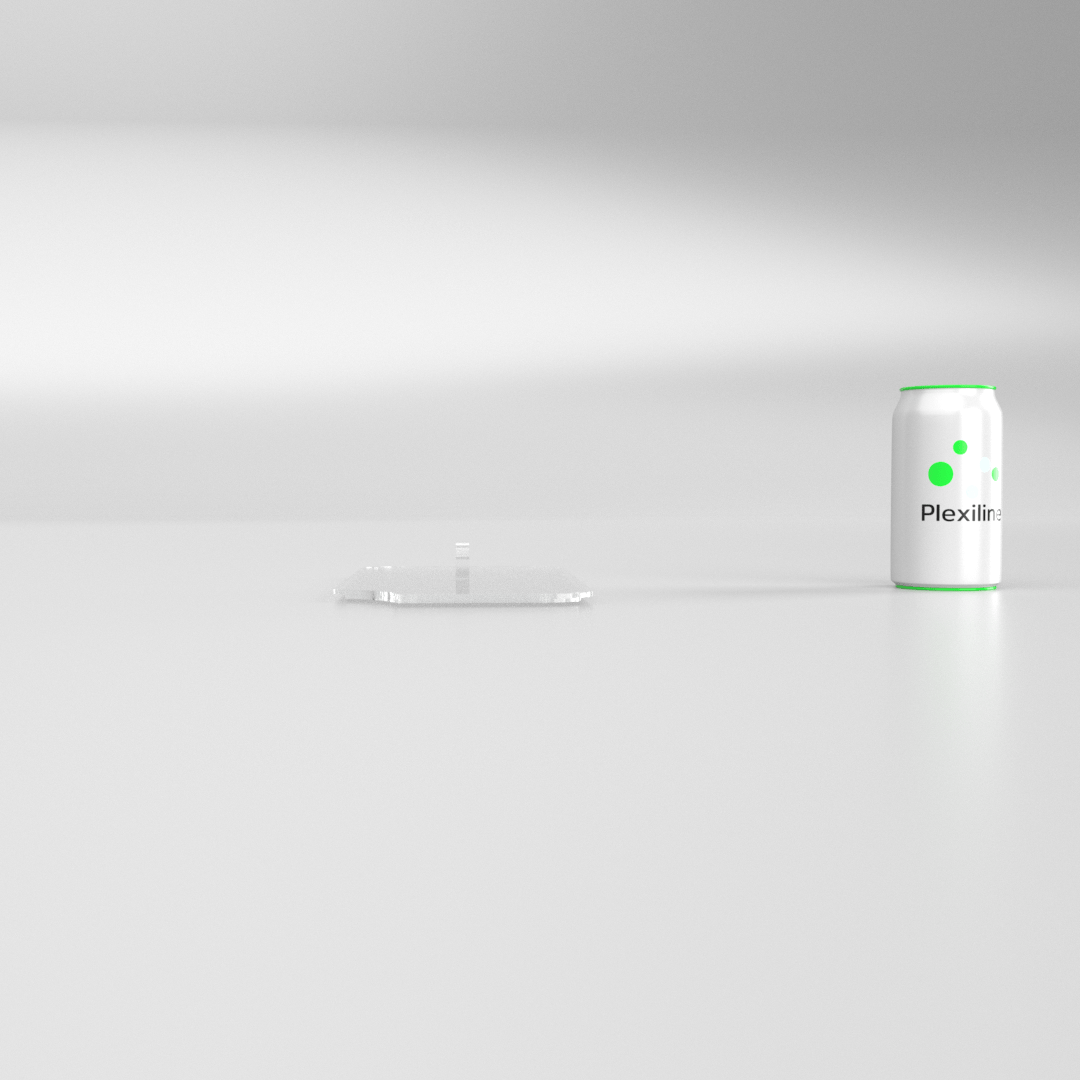 COUVERCLE AVEC FRAISAGE REN2814 TRANSPARENT