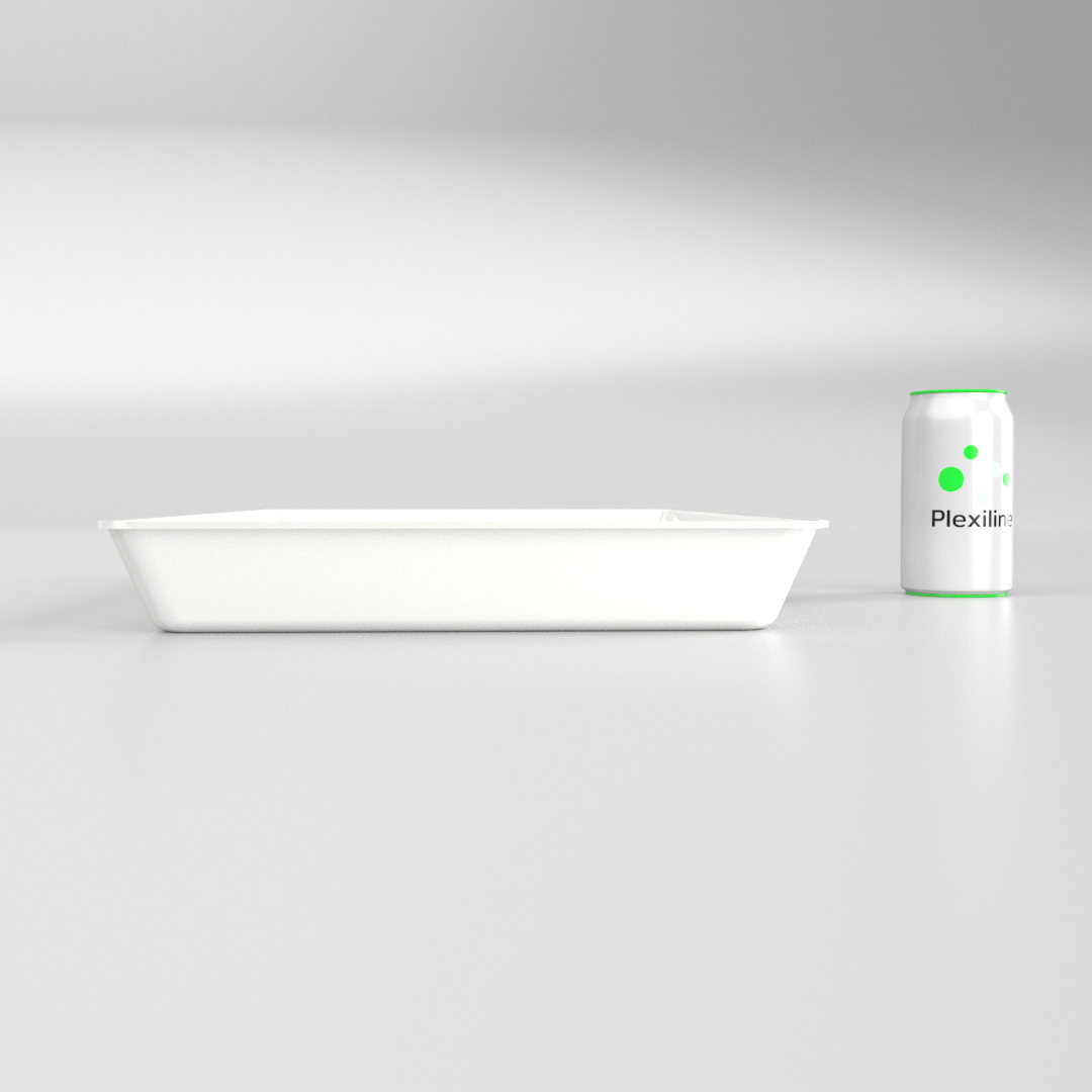 PLATEAU GASTRO 1/1 50 (530 X 325 X 50 MM) BLANC