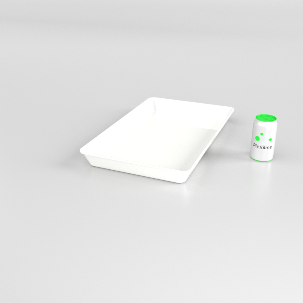 PLATEAU GASTRO 1/1 50 (530 X 325 X 50 MM) BLANC PLATEAU GASTRO 1/1 50 (530 X 325 X 50 MM) BLANC