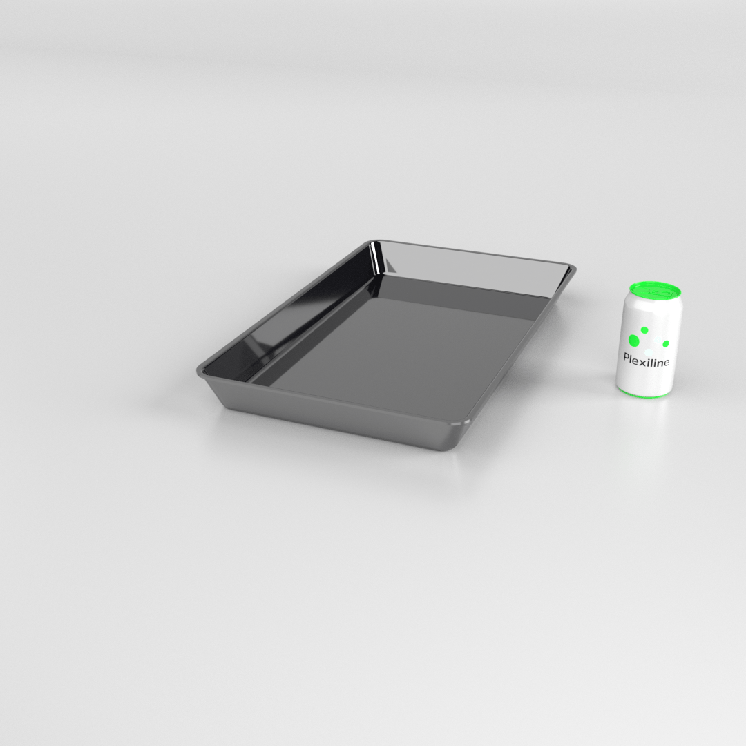 PLATEAU GASTRO 1/1 50 (530 X 325 X 50 MM) NOIR