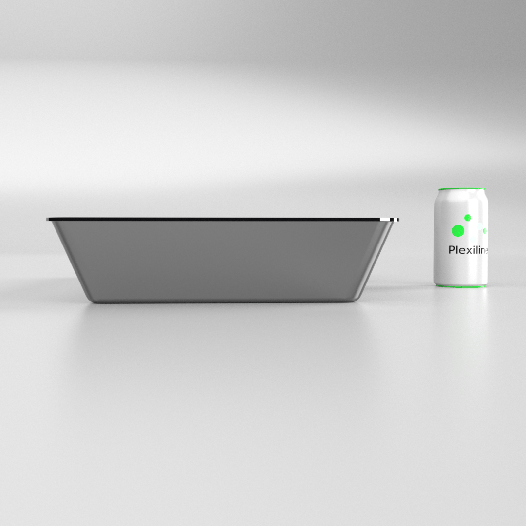 PLATEAU GASTRO 1/1 80 (530 X 325 X 80 MM) NOIR