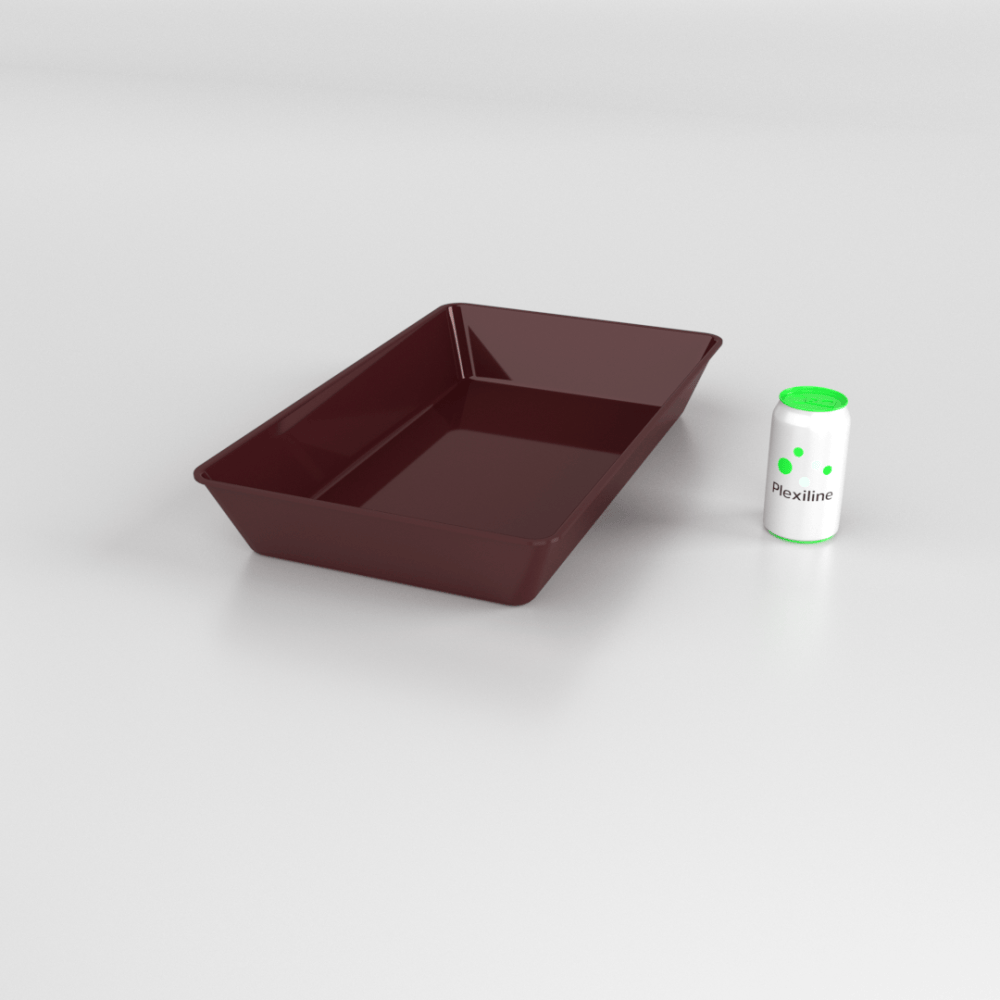 PLATEAU GASTRO 1/1 80 (530 X 325 X 80 MM) BORDEAUX PLATEAU GASTRO 1/1 80 (530 X 325 X 80 MM) BORDEAUX