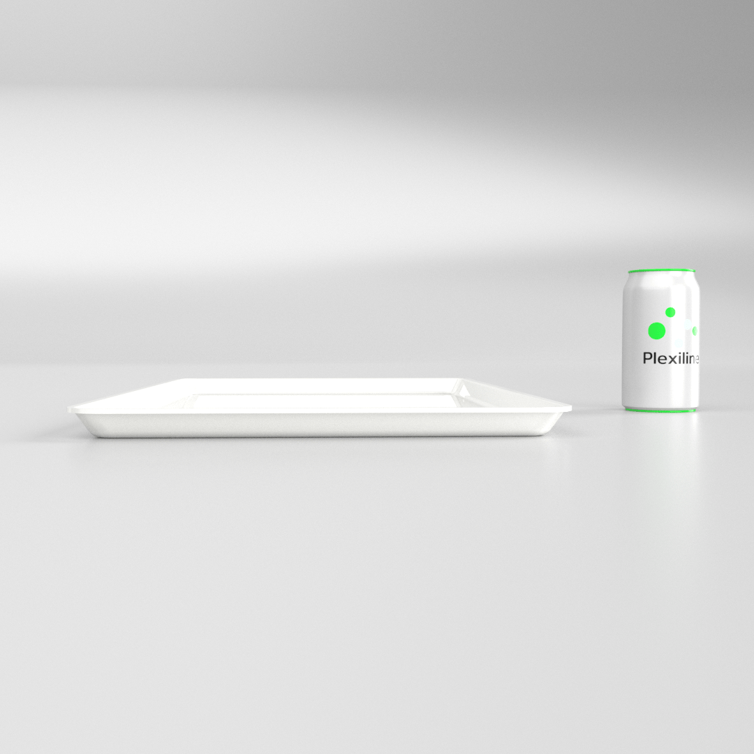 PLATEAU GASTRO 1/1 20 (530 X 325 X 20 MM) BLANC