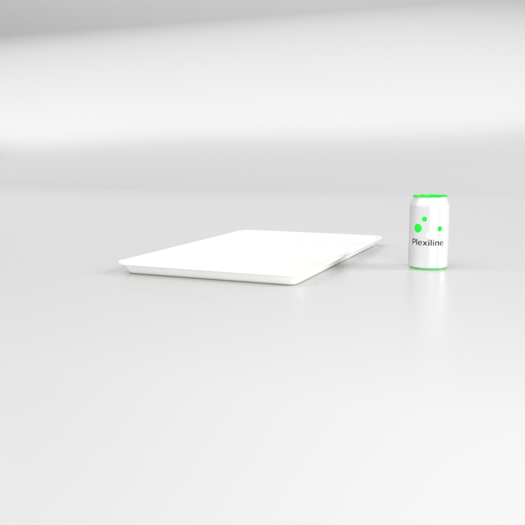 PLATEAU GASTRO 1/1 20 (530 X 325 X 20 MM) BLANC