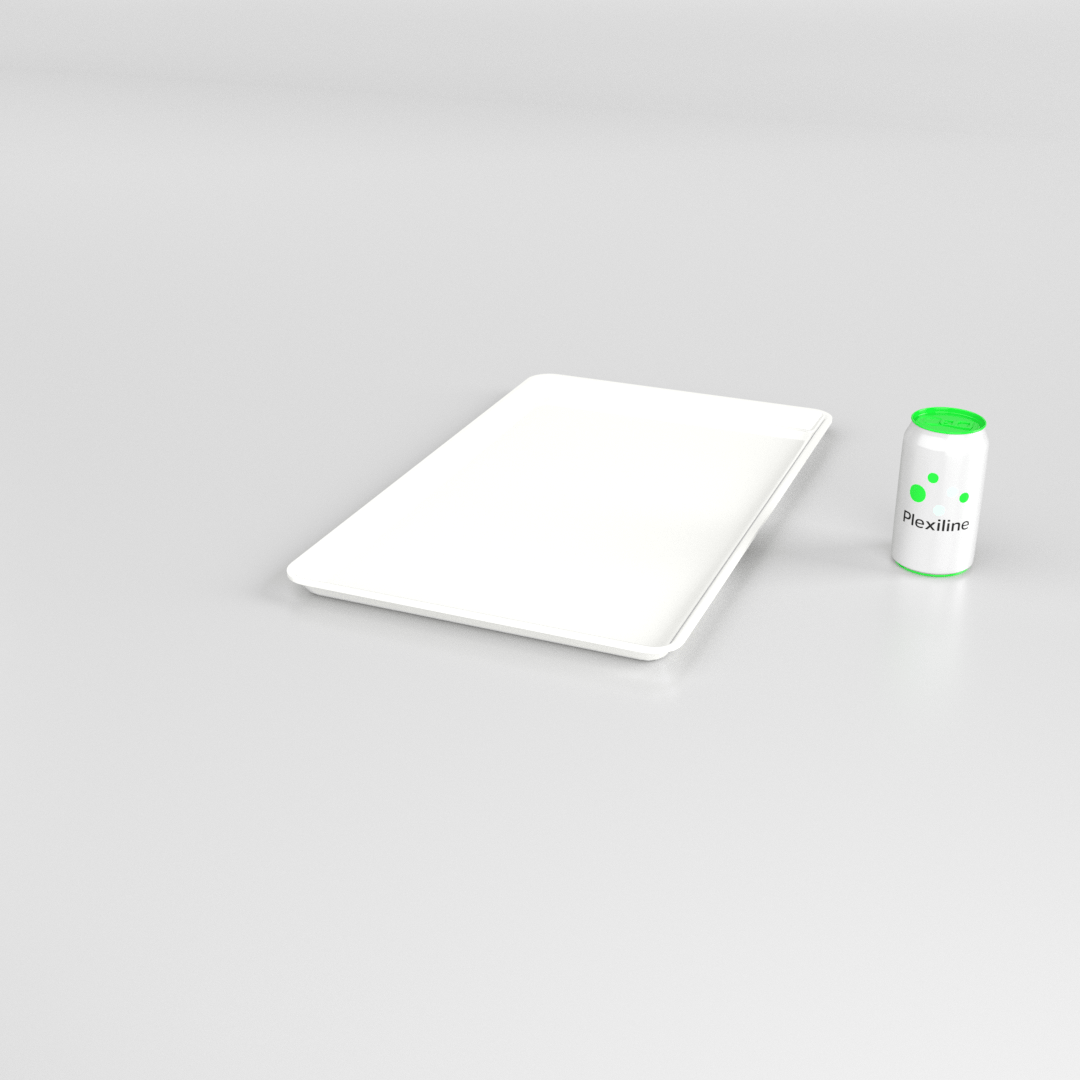 PLATEAU GASTRO 1/1 20 (530 X 325 X 20 MM) BLANC