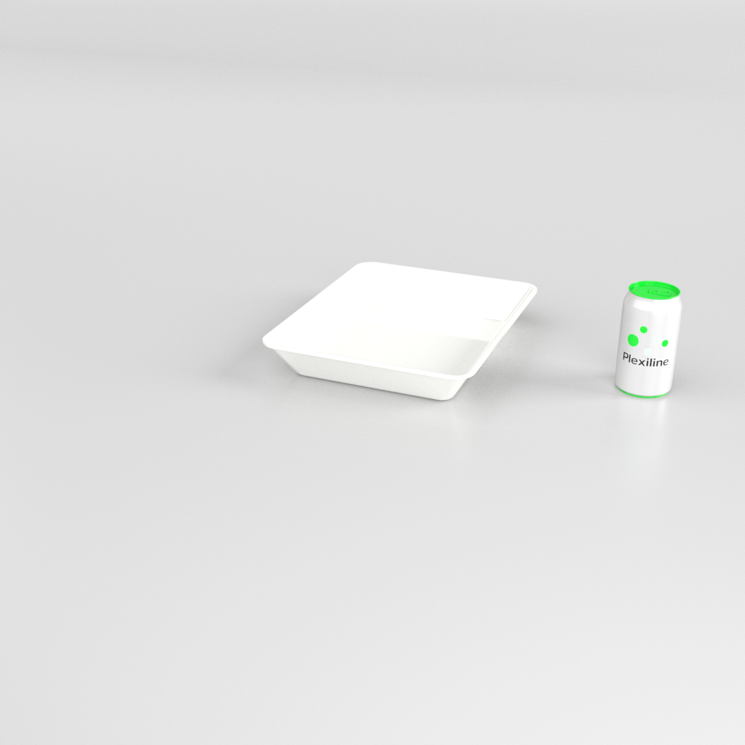 PLATEAU GASTRO 1/2 50 (325 X 265 X 50 MM) BLANC