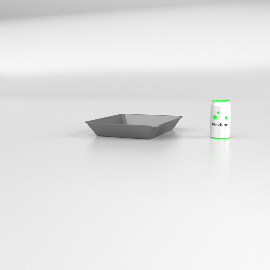 PLATEAU GASTRO 1/2 50 (325 X 265 X 50 MM) DARK SMOKE