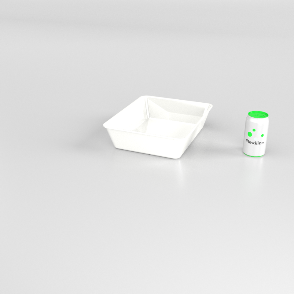 PLATEAU GASTRO 1/2 80 (325 X 265 X 80 MM) BLANC PLATEAU GASTRO 1/2 80 (325 X 265 X 80 MM) BLANC