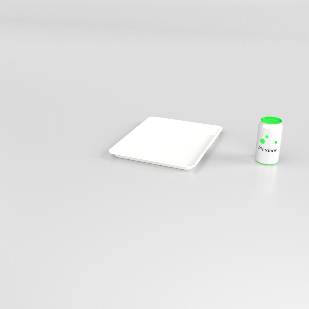 PLATEAU GASTRO 1/2 20 (325 X 265 X 20 MM) BLANC