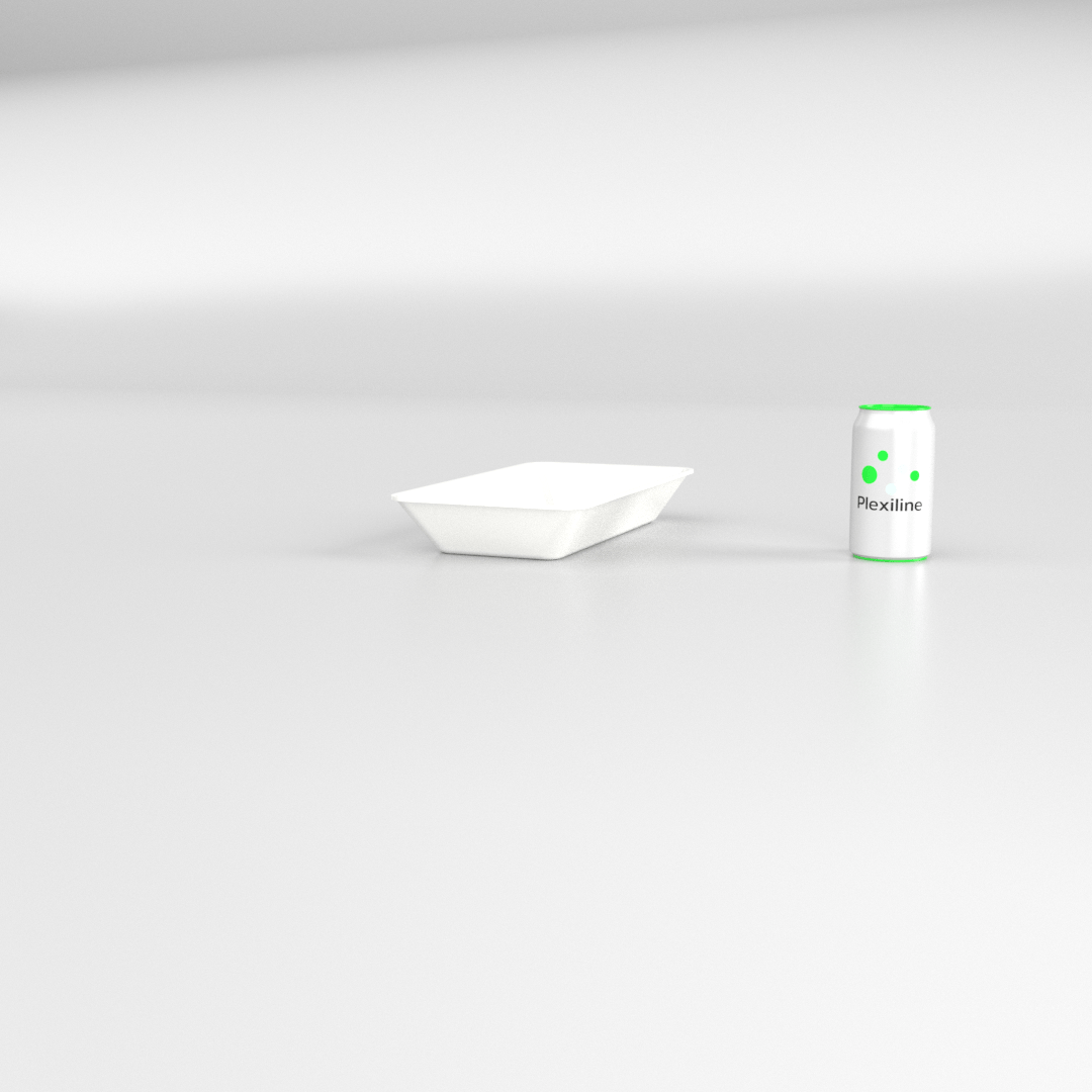 PLATEAU GASTRO 1/3 50 (325 X 176 X 50 MM) BLANC