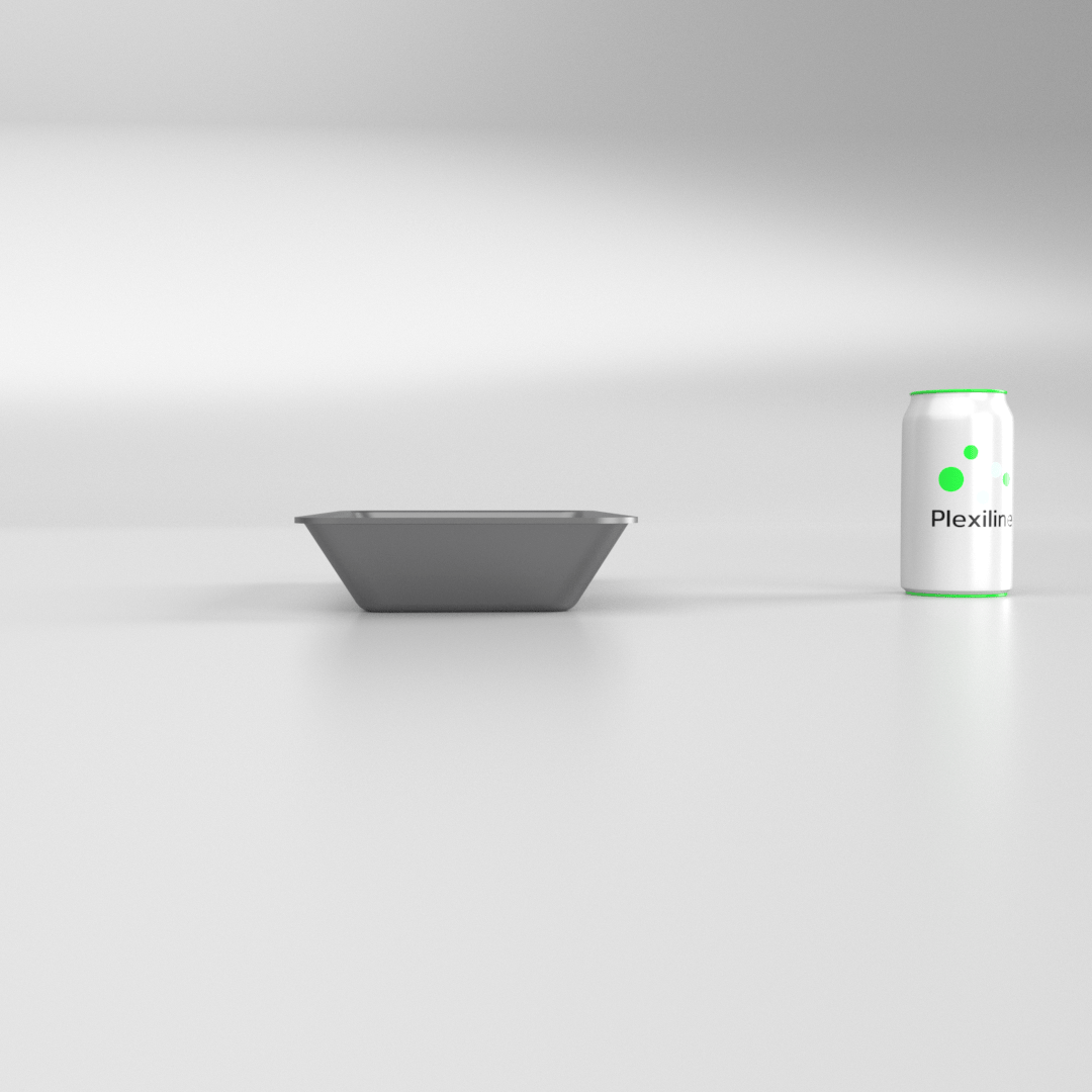 PLATEAU GASTRO 1/3 50 (325 X 176 X 50 MM) DARK SMOKE