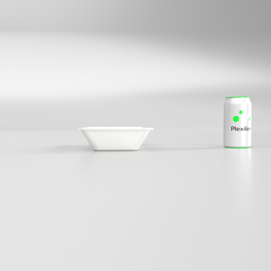 PLATEAU GASTRO 1/4 50 (265 X 162 X 50 MM) BLANC