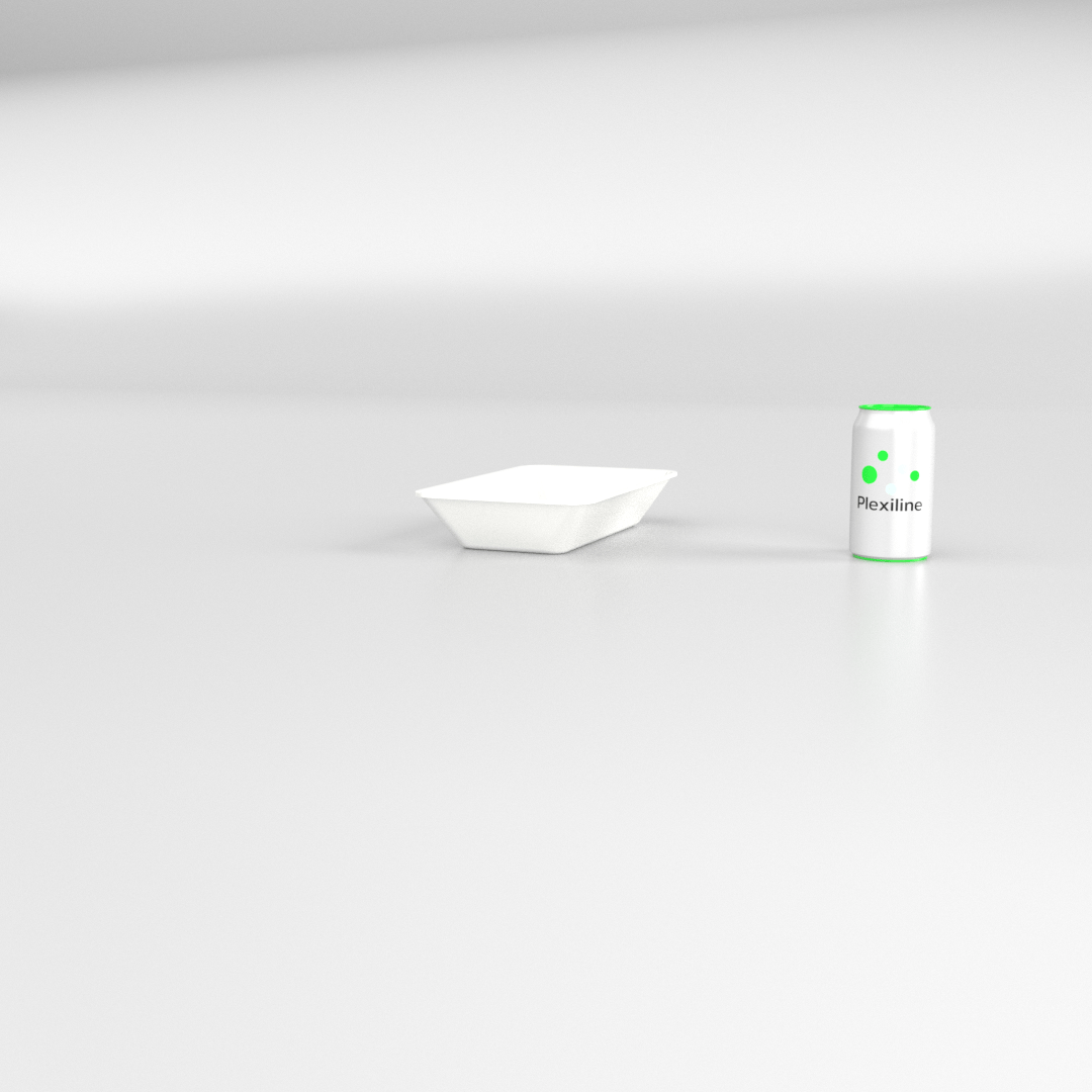 PLATEAU GASTRO 1/4 50 (265 X 162 X 50 MM) BLANC
