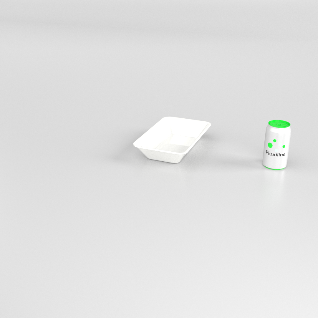 PLATEAU GASTRO 1/4 50 (265 X 162 X 50 MM) BLANC