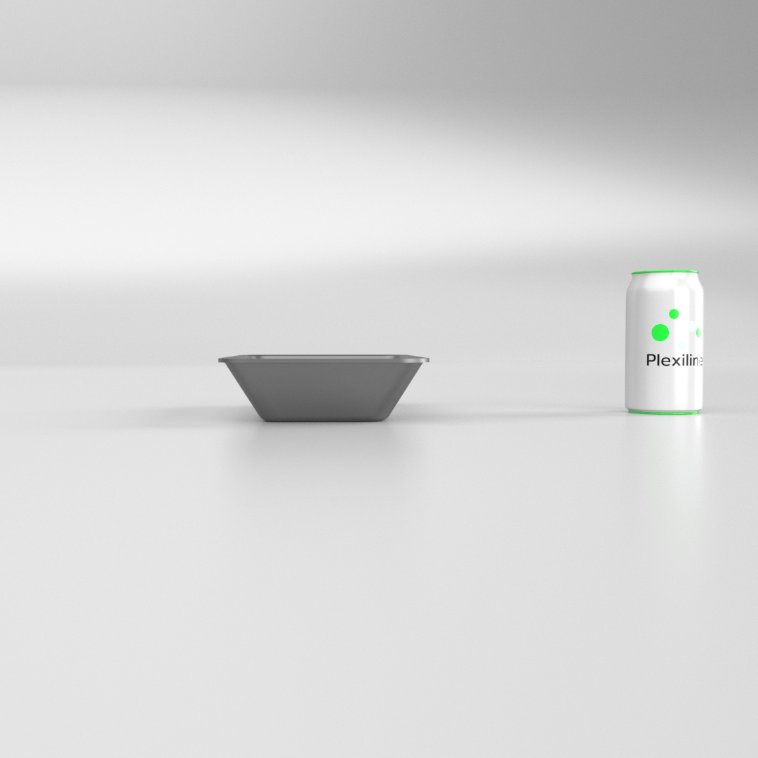 PLATEAU GASTRO 1/4 50 (265 X 162 X 50 MM) DARK SMOKE