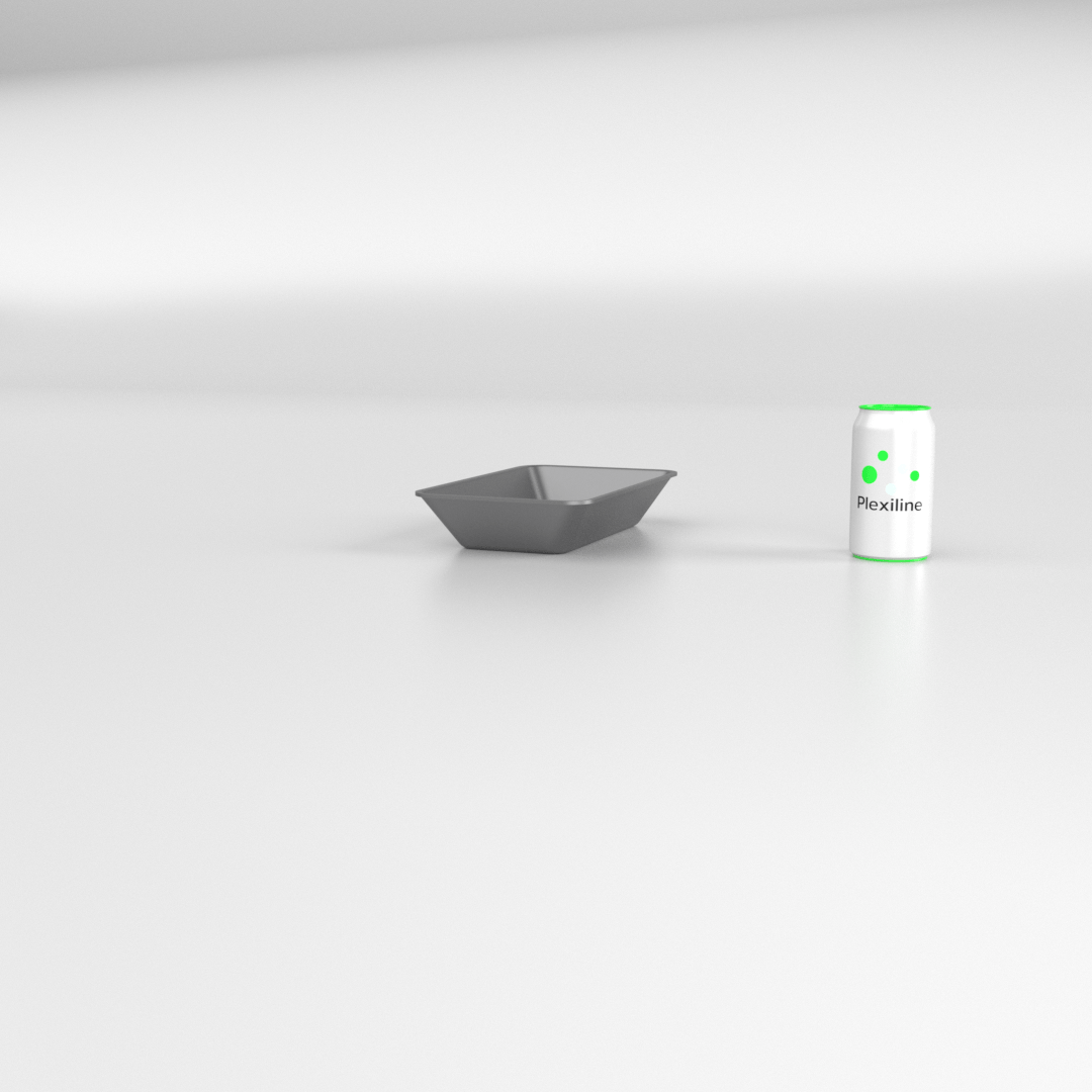 PLATEAU GASTRO 1/4 50 (265 X 162 X 50 MM) DARK SMOKE