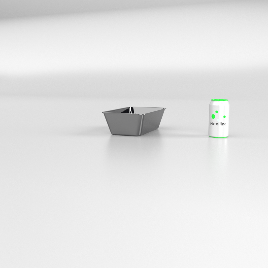 PLATEAU GASTRO 1/4 80 (265 X 162 X 80 MM) NOIR