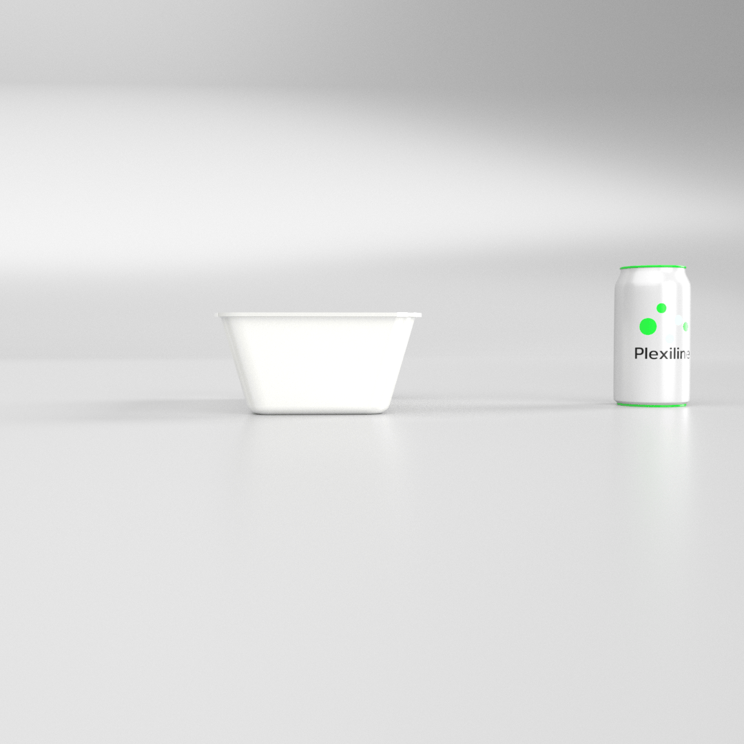 PLATEAU GASTRO 1/4 80 (265 X 162 X 80 MM) BLANC