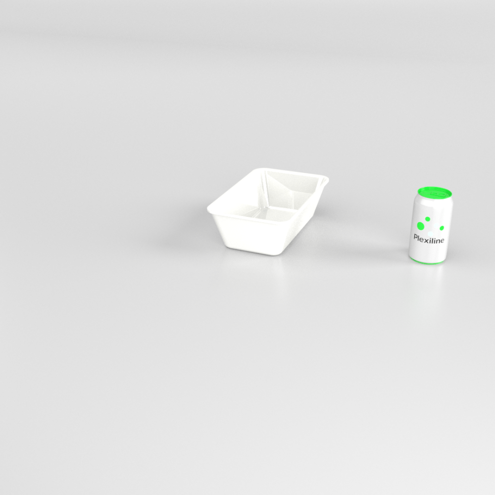 PLATEAU GASTRO 1/4 80 (265 X 162 X 80 MM) BLANC PLATEAU GASTRO 1/4 80 (265 X 162 X 80 MM) BLANC