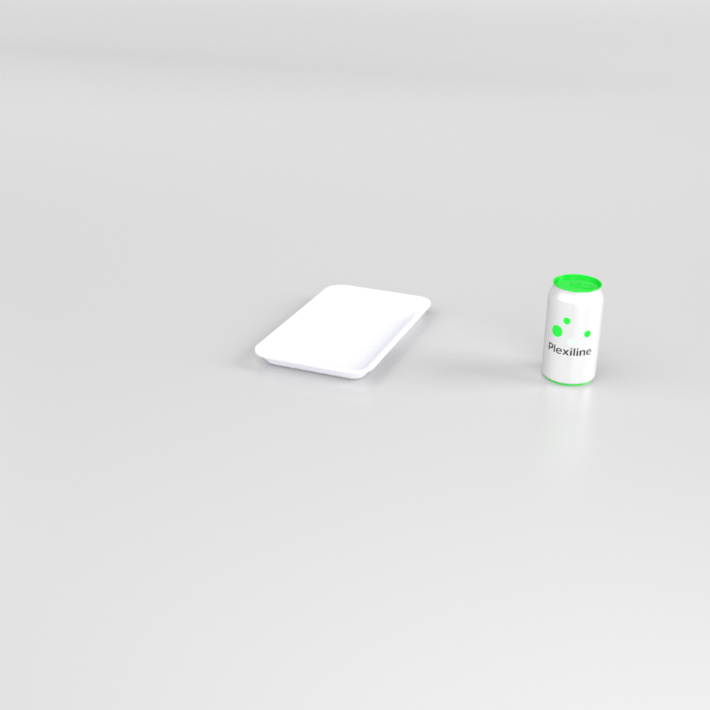PLATEAU GASTRO 1/4 20 (265 X 162 X 20 MM) BLANC SMOKE PLATEAU GASTRO 1/4 20 (265 X 162 X 20 MM) BLANC SMOKE